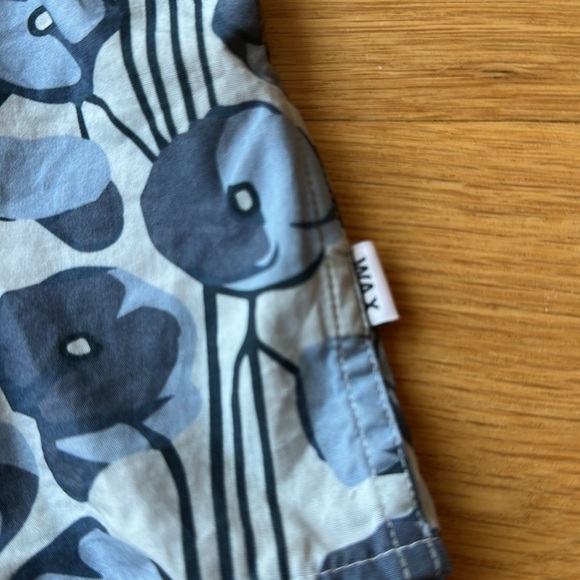 Wax London Blue Floral Short Sleeve Button Down - Picture 4 of 6